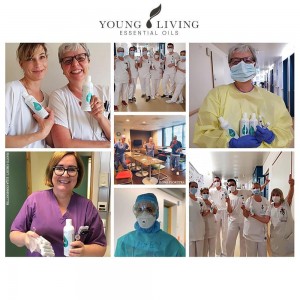 Young Living歐洲和俄羅斯為了支持醫護人員